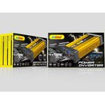 Auto si Moto - Reparatii si depanare - Invertoare auto - Invertor de tensiune auto Andowl KS1500, 1500W, 12V, 220V, 26 x 11 x 6.5cm, auriu - Infinity.ro
