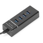 PC, gaming si accesorii - Retelistica - Hub-uri - Hub USB cu 4 porturi USB 3.0 viteza transfer de pana la 5Gbps, White - Infinity.ro