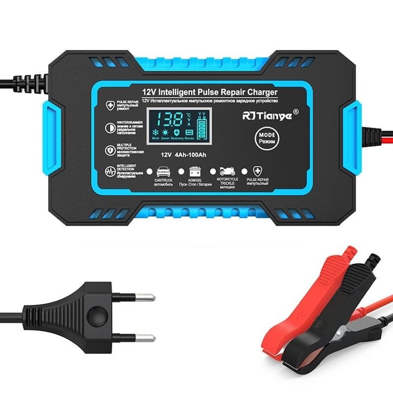Auto si Moto - Reparatii si depanare - Redresoare - Redresor auto smart 12V 6A Max 2-100Ah, Auto/Moto, Incarcare Rapida - Infinity.ro