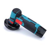 Casa si Gradina - Constructii - Scule electrice si accesorii - Polizoare - Mini polizor unghiular portabil, cu 2 acumulatori 12V, 750W, 1500mAh, 19500rpm, 2 discuri 76mm - Infinity.ro