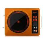 Electronice si Electrocasnice - Aragazuri, cuptoare si hote - Plite incorporabile - Plite electrice - Plita Electrica RAF R.8046 cu Incalzire Radianta Infrarosu si Control Tactil, 3500W, Orange - Infinity.ro