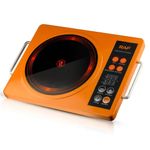 Electronice si Electrocasnice - Aragazuri, cuptoare si hote - Plite incorporabile - Plite electrice - Plita Electrica RAF R.8046 cu Incalzire Radianta Infrarosu si Control Tactil, 3500W, Orange - Infinity.ro
