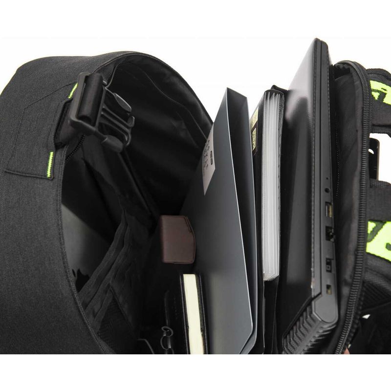 Sport si Outdoor - Articole de voiaj - Rucsacuri - Ghiozdan/rucsac turistic, Tourpeak, 5 compartimente, negru, 21 L, 30x10x40 cm - Infinity.ro