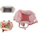 Sport si Outdoor - Articole de voiaj - Rucsacuri - Geanta/rucsac termo pentru mamici, bebelus, Verk Group, impermeabila, roz, max 15 kg, 24x17x38 cm - Infinity.ro