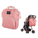 Sport si Outdoor - Articole de voiaj - Rucsacuri - Geanta/rucsac termo pentru mamici, bebelus, Verk Group, impermeabila, roz, max 15 kg, 24x17x38 cm - Infinity.ro