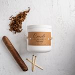 Casa si Gradina - Decoratiuni - Aromaterapie si lumanari - Lumanari si candele - Set lumanare parfumata, suport lumanare, accesoriu elegant pentru stins lumanarea si foarfeca de taiat fitil lumanare - Infinity.ro