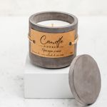 Casa si Gradina - Decoratiuni - Aromaterapie si lumanari - Lumanari si candele - Lumanare parfumata handmade din ceara naturala de soia 100%, aroma Piper negru si mosc, Recipient ceramic, 150 g - Infinity.ro