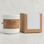 Casa si Gradina - Decoratiuni - Aromaterapie si lumanari - Lumanari si candele - Lumanare parfumata handmade din ceara naturala de soia 100%, aroma de Gradina de lavanda, Recipient ceramic, 150 g - Infinity.ro