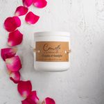Casa si Gradina - Decoratiuni - Aromaterapie si lumanari - Lumanari si candele - Lumanare parfumata handmade din ceara naturala de soia 100%, aroma Gradina de Trandafiri, Recipient ceramic, 150 g - Infinity.ro