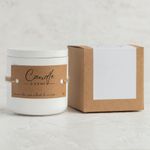 Casa si Gradina - Decoratiuni - Aromaterapie si lumanari - Lumanari si candele - Lumanare parfumata handmade din ceara naturala de soia 100%, aroma Gradina de Trandafiri, Recipient ceramic, 150 g - Infinity.ro