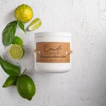 Casa si Gradina - Decoratiuni - Aromaterapie si lumanari - Lumanari si candele - Lumanare parfumata handmade din ceara naturala de soia 100%, aroma Bergamota siciliana si lime, Recipient ceramic, 150 g - Infinity.ro