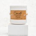 Casa si Gradina - Decoratiuni - Aromaterapie si lumanari - Lumanari si candele - Lumanare parfumata handmade din ceara naturala de soia 100%, aroma de Mochaccino, Recipient ceramic, 150 g - Infinity.ro