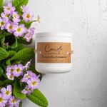 Casa si Gradina - Decoratiuni - Aromaterapie si lumanari - Lumanari si candele - Set lumanare parfumata, suport lumanare, accesoriu elegant pentru stins lumanarea si foarfeca de taiat fitil lumanare - Infinity.ro