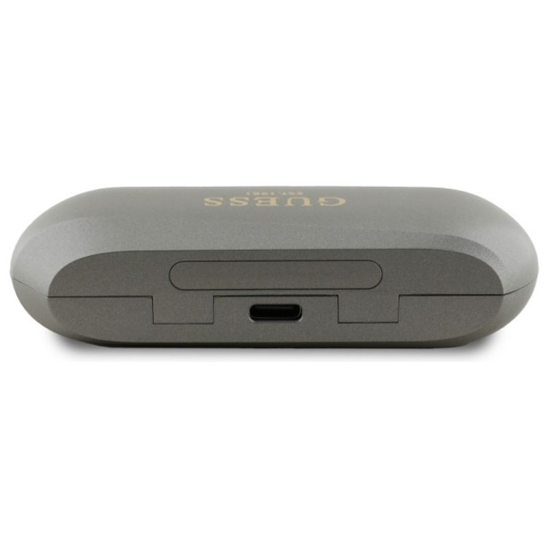 TV, Audio-Video si Foto - Portabile audio - Casti audio - Casti True Wireless Stereo, Albastrutooth - Guess Earbuds Elongated Metallic Printed Logo (GUTWSC2MCDSE) - Gri - Infinity.ro
