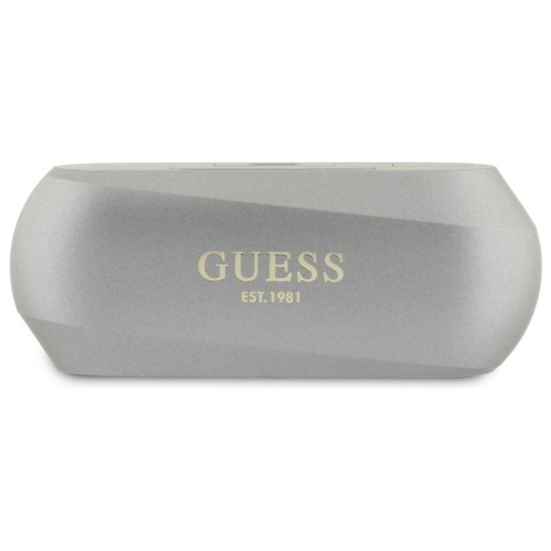 TV, Audio-Video si Foto - Portabile audio - Casti audio - Casti True Wireless Stereo, Albastrutooth - Guess Earbuds Elongated Metallic Printed Logo (GUTWSC2MCDSE) - Gri - Infinity.ro