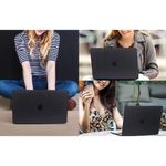 Laptop, Telefoane si Tablete - Laptopuri si accesorii - Accesorii Laptop - Genti laptop - Husa pentru MacBook Air 15" (2023 / 2024) - Techsuit UltrCenusiuell - Negru mat - Infinity.ro