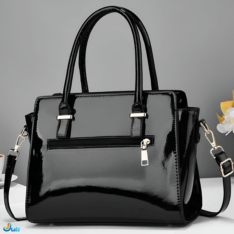 Fashion, accesorii si bijuterii - Femei - Accesorii femei - Genti si rucsacuri femei - Geanta cu Poseta, Piele Sintetica Premium, Design Elegant, Durabilitate Superiora, Negru - Infinity.ro
