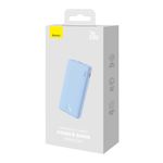 Laptop, Telefoane si Tablete - Telefoane mobile si accesorii - Accesorii Telefoane - Baterii externe - Acumulator Extern USB, Type-C, Micro-USB, 20W, 10000mAh + Cablu Type-C - Baseus Airpow (P10022801313-00) - Albastru inchis - Infinity.ro