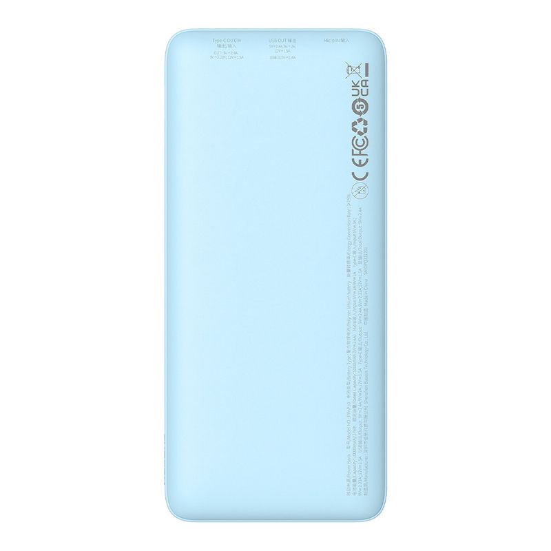 Laptop, Telefoane si Tablete - Telefoane mobile si accesorii - Accesorii Telefoane - Baterii externe - Acumulator Extern USB, Type-C, Micro-USB, 20W, 10000mAh + Cablu Type-C - Baseus Airpow (P10022801313-00) - Albastru inchis - Infinity.ro