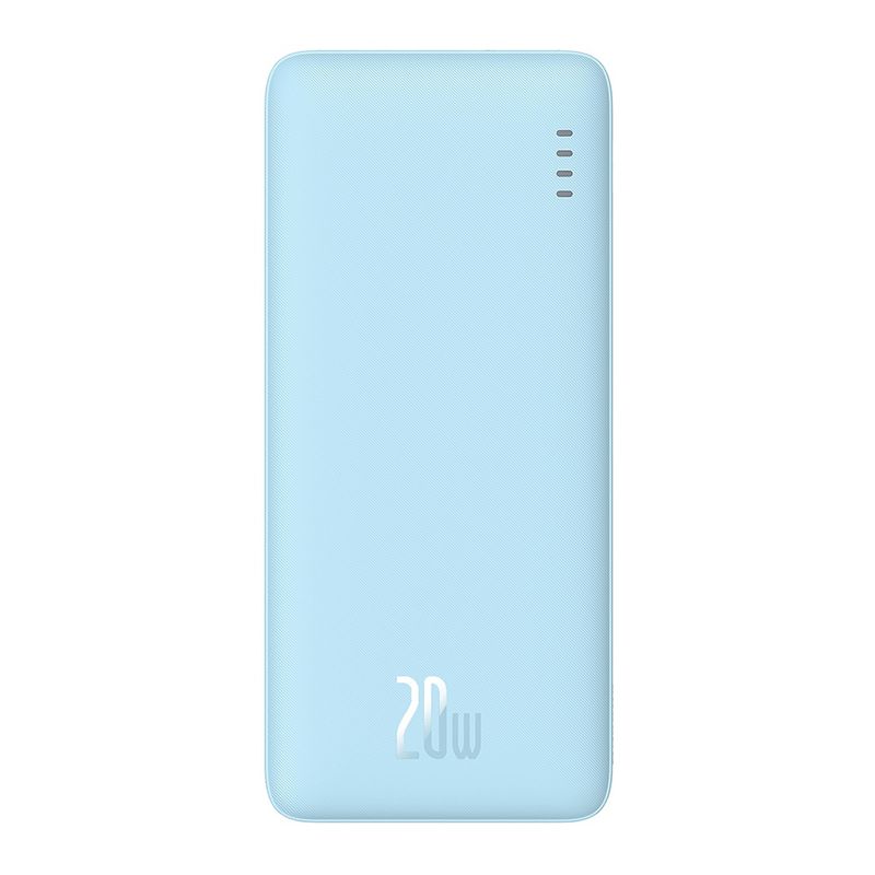 Laptop, Telefoane si Tablete - Telefoane mobile si accesorii - Accesorii Telefoane - Baterii externe - Acumulator Extern USB, Type-C, Micro-USB, 20W, 10000mAh + Cablu Type-C - Baseus Airpow (P10022801313-00) - Albastru inchis - Infinity.ro