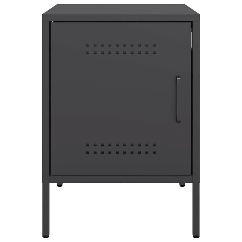Casa si Gradina - Mobilier - Comode si corpuri - Noptiere - Noptiera, negru, 36x39x50,5 cm, otel - Infinity.ro