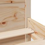 Casa si Gradina - Mobilier - Paturi si accesorii - Paturi - Cadru de pat cu tablie, 140x200 cm, lemn masiv de pin - Infinity.ro