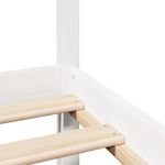 Casa si Gradina - Mobilier - Paturi si accesorii - Paturi - Cadru de pat cu tablie fara saltea, alb, 200x200 cm - Infinity.ro
