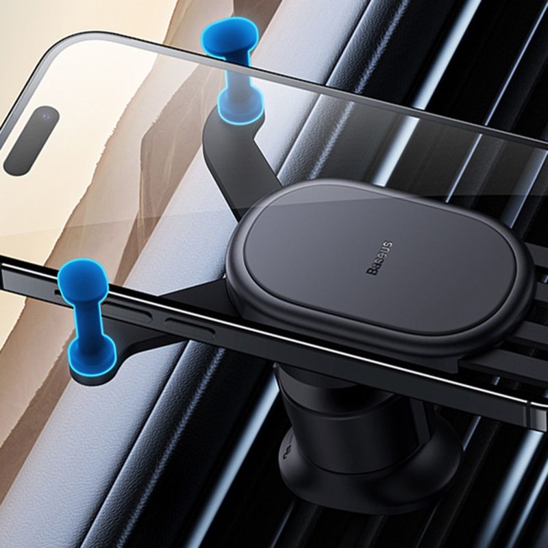 Laptop, Telefoane si Tablete - Telefoane mobile si accesorii - Accesorii Telefoane - Suport si docking telefoane - Suport pentru Grila de Ventilatie - Baseus (SUWX000001) - Negru - Infinity.ro