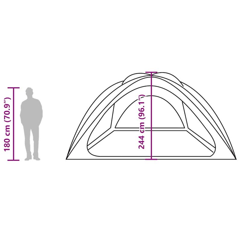 Sport si Outdoor - Camping - Corturi camping - Cort de petrecere Albastru azur rezistent la apa - Infinity.ro