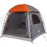 Sport si Outdoor - Camping - Corturi camping - Cort familie Igloo pentru 6 persoane gri/portocaliu impermeabil - Infinity.ro
