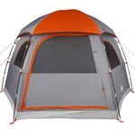 Sport si Outdoor - Camping - Corturi camping - Cort familie Igloo pentru 6 persoane gri/portocaliu impermeabil - Infinity.ro