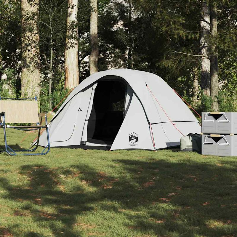 Sport si Outdoor - Camping - Corturi camping - Cort familie 6 persoane, alb opac textil impermeabil - Infinity.ro