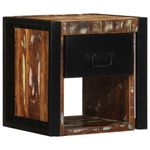 Casa si Gradina - Mobilier - Comode si corpuri - Noptiere - Noptiere 2 buc multicolore 40x35x40 cm lemn masiv recuperat - Infinity.ro
