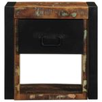 Casa si Gradina - Mobilier - Comode si corpuri - Noptiere - Noptiere 2 buc multicolore 40x35x40 cm lemn masiv recuperat - Infinity.ro