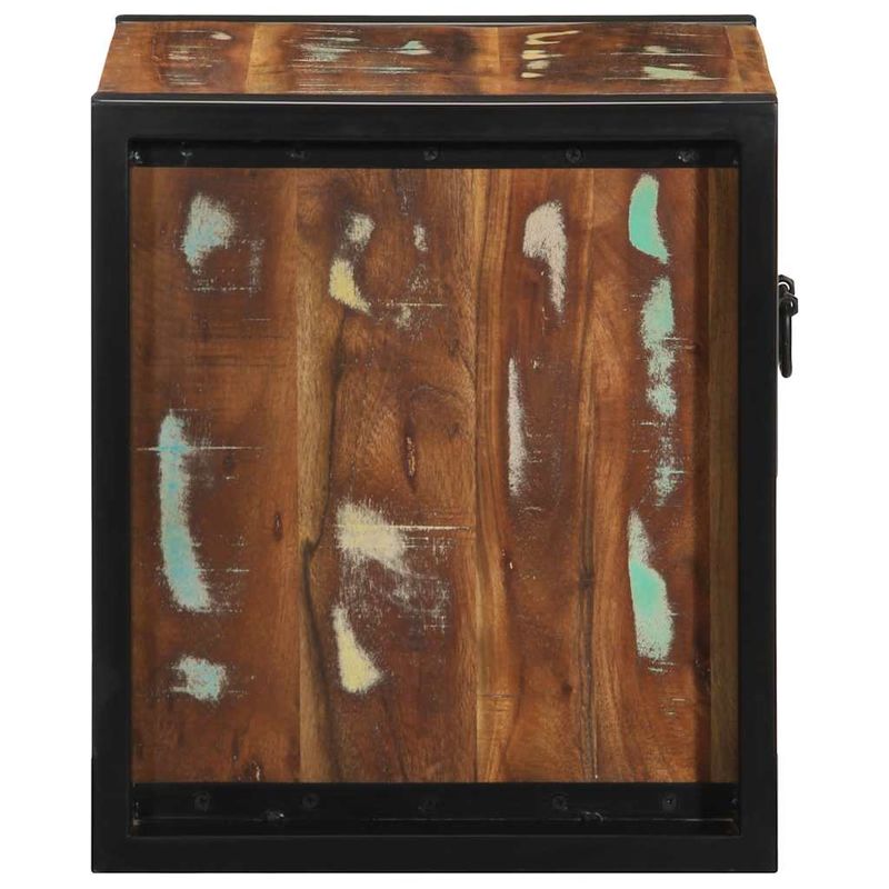 Casa si Gradina - Mobilier - Comode si corpuri - Noptiere - Noptiere 2 buc multicolore 40x35x40 cm lemn masiv recuperat - Infinity.ro