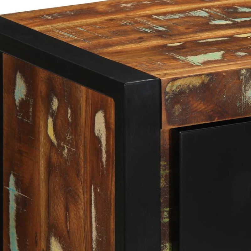 Casa si Gradina - Mobilier - Comode si corpuri - Noptiere - Noptiere 2 buc multicolore 40x35x40 cm lemn masiv recuperat - Infinity.ro