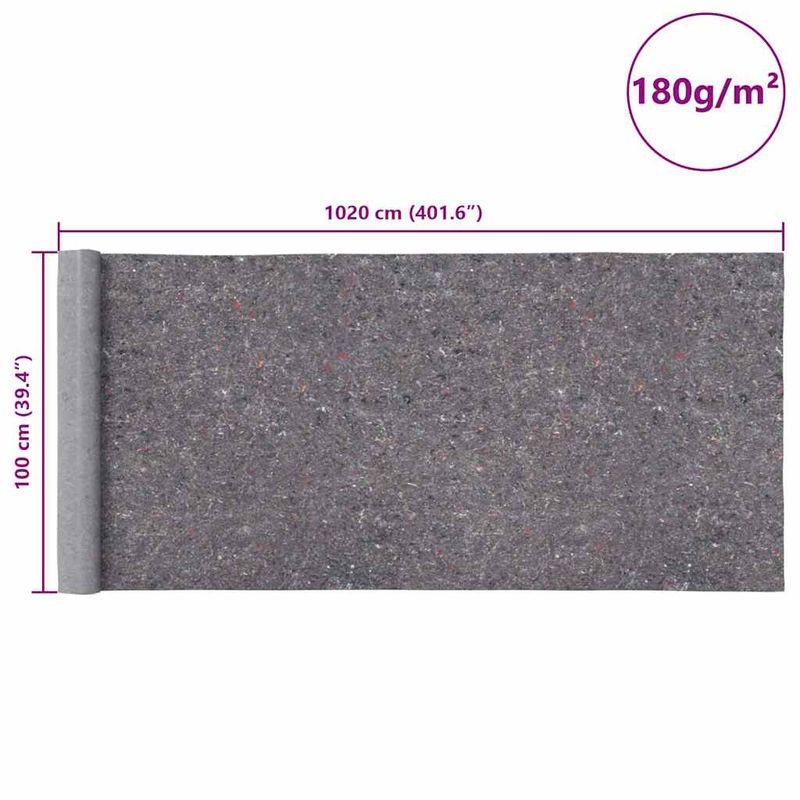Casa si Gradina - Textile si covoare - Covoare - Covoare casa - Lane antiderapante pentru vopsitori 2 buc 1020 cm 180 g/m² gri - Infinity.ro
