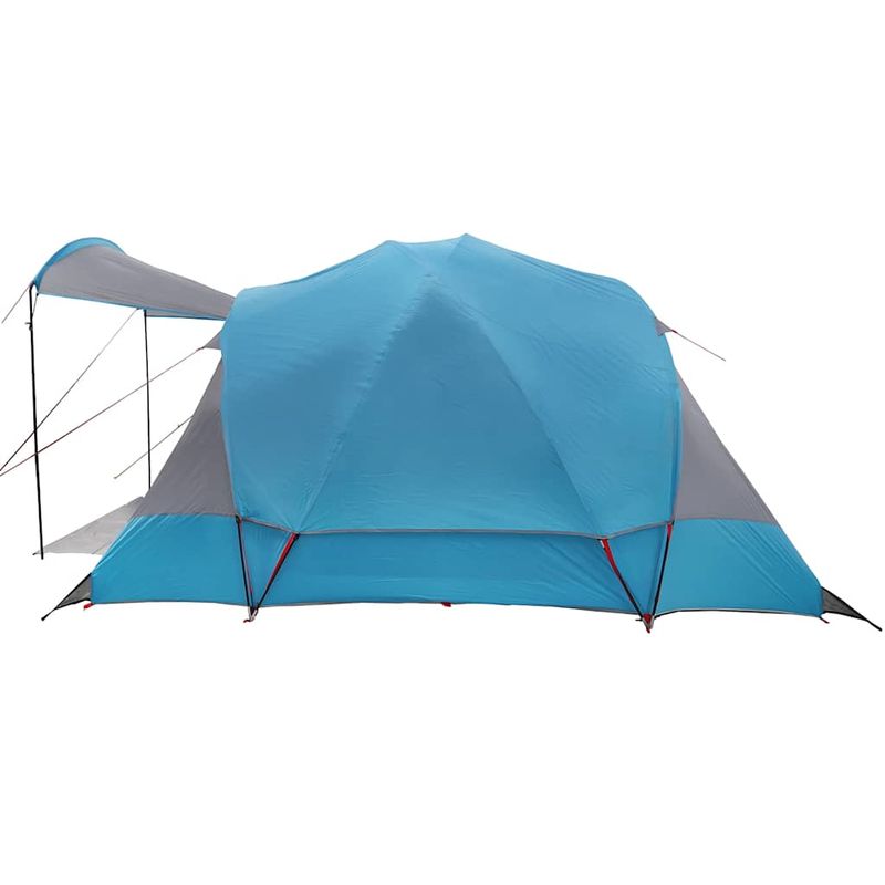 Sport si Outdoor - Camping - Corturi camping - Cort de familie tunel pentru 8 persoane, albastru, impermeabil - Infinity.ro