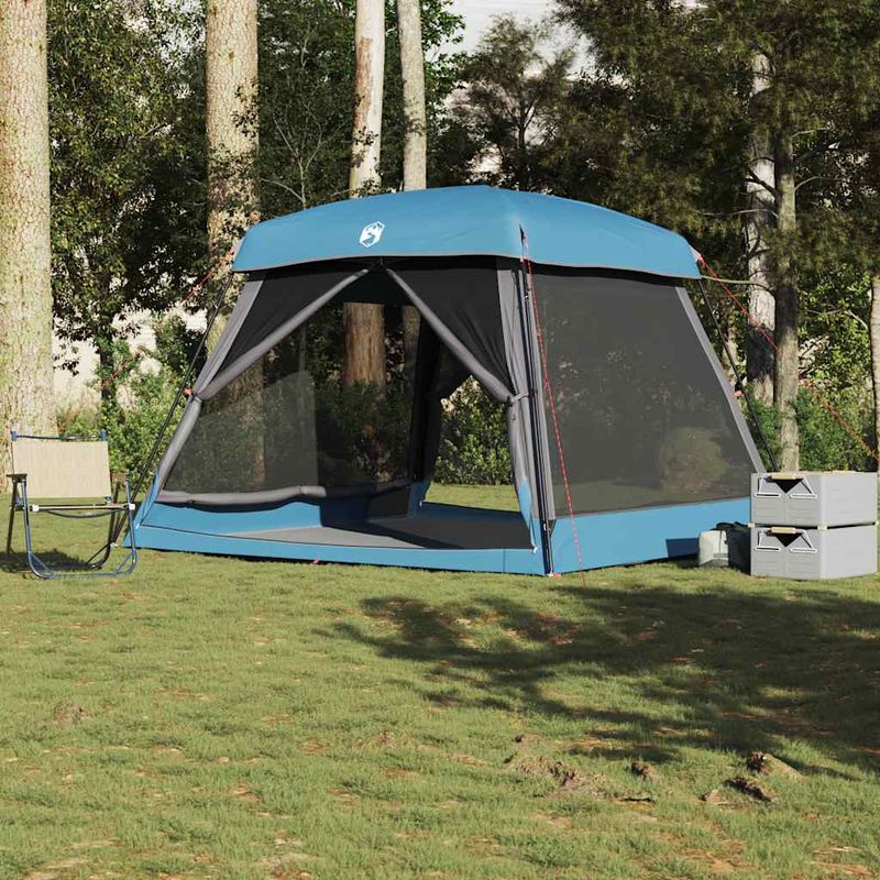 Sport si Outdoor - Camping - Corturi camping - Cort de familie pentru 6 persoane, albastru, impermeabil - Infinity.ro