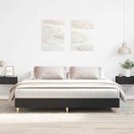 Casa si Gradina - Mobilier - Paturi si accesorii - Paturi - Cadru de pat fara saltea Negru 180x200cm Lemn prelucrat - Infinity.ro