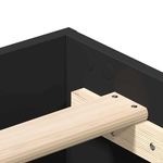 Casa si Gradina - Mobilier - Paturi si accesorii - Paturi - Cadru de pat fara saltea Negru 180x200cm Lemn prelucrat - Infinity.ro