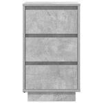 Casa si Gradina - Mobilier - Comode si corpuri - Noptiere - Noptiera cu lumini LED Gri beton 38x34x65 cm - Infinity.ro