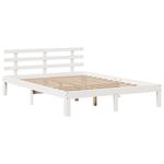 Casa si Gradina - Mobilier - Paturi si accesorii - Paturi - Cadru de pat cu tablie, alb, 150x200 cm lemn masiv pin - Infinity.ro