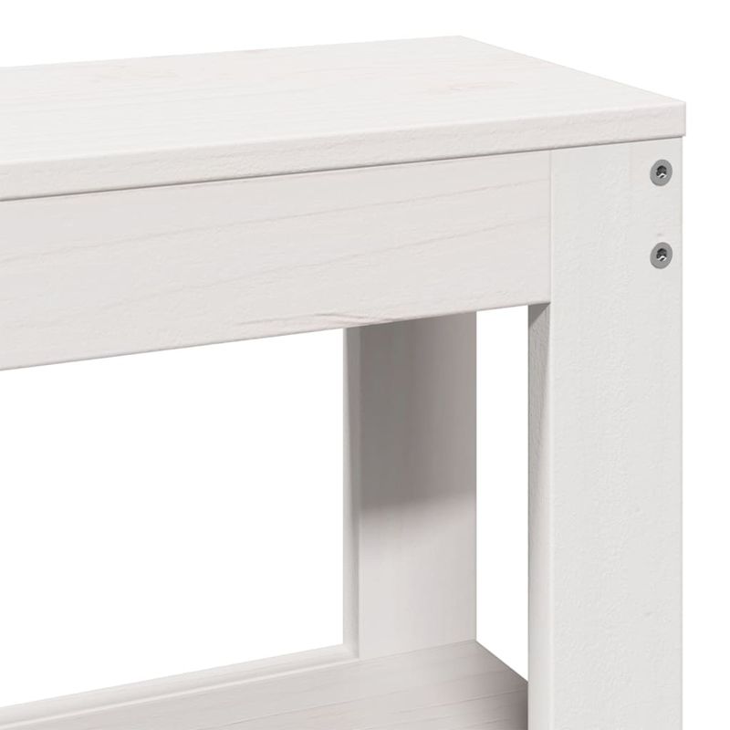Casa si Gradina - Mobilier - Paturi si accesorii - Paturi - Cadru de pat cu tablie, alb, 150x200 cm lemn masiv pin - Infinity.ro