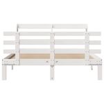 Casa si Gradina - Mobilier - Paturi si accesorii - Paturi - Cadru de pat cu tablie fara saltea, alb, 140x190 cm - Infinity.ro