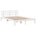 Casa si Gradina - Mobilier - Paturi si accesorii - Paturi - Cadru de pat cu tablie fara saltea, alb, 140x190 cm - Infinity.ro