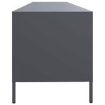 Casa si Gradina - Mobilier - Comode si corpuri - Comode - Dulap TV, antracit, 202x39x43,5 cm, otel laminat la rece - Infinity.ro