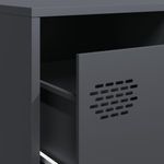 Casa si Gradina - Mobilier - Comode si corpuri - Comode - Dulap TV, antracit, 202x39x43,5 cm, otel laminat la rece - Infinity.ro