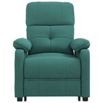 Casa si Gradina - Mobilier - Scaune si fotolii - Fotolii - Fotoliu cu ridicare, verde inchis, material textil - Infinity.ro
