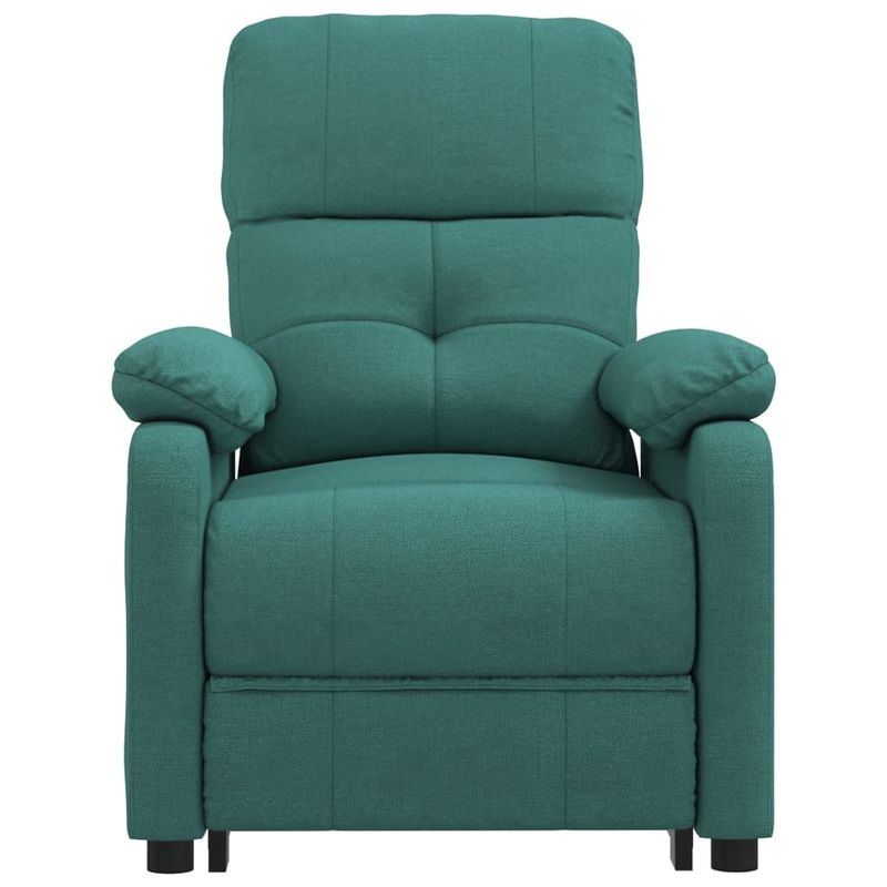 Casa si Gradina - Mobilier - Scaune si fotolii - Fotolii - Fotoliu cu ridicare, verde inchis, material textil - Infinity.ro